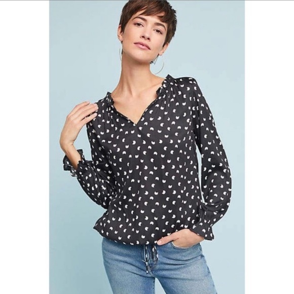 Anthropologie Tops - Anthropologie Dolan Moon French Quarter Top Large